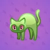Scared Cat #16712