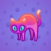 Scared Cat #17180