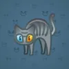 Scared Cat #1736