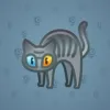 Scared Cat #17374
