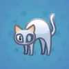 Scared Cat #17453