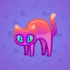 Scared Cat #18072