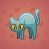 Scared Cat #18423