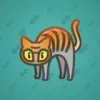 Scared Cat #18440