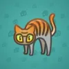 Scared Cat #18584