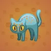 Scared Cat #2843