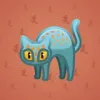 Scared Cat #4152