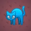 Scared Cat #4404