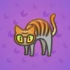 Scared Cat #5106