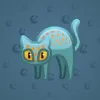 Scared Cat #5204