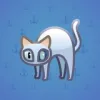 Scared Cat #6121