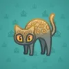 Scared Cat #7066