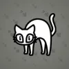 Scared Cat #7117