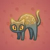 Scared Cat #7232