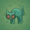 Scared Cat #7664