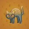 Scared Cat #7695