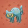Scared Cat #7773