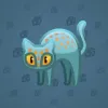 Scared Cat #8625