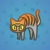 Scared Cat #9968