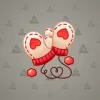 Snow Mittens #1009