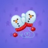 Snow Mittens #1054
