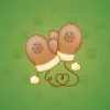 Snow Mittens #12456