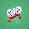 Snow Mittens #12594