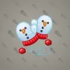 Snow Mittens #13806