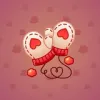 Snow Mittens #13854