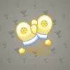 Snow Mittens #1393