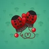 Snow Mittens #1428