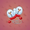 Snow Mittens #15609