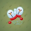 Snow Mittens #15630