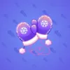 Snow Mittens #16410