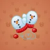 Snow Mittens #1661