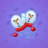 Snow Mittens #16841