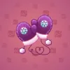 Snow Mittens #1695