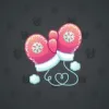 Snow Mittens #17631