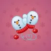 Snow Mittens #17674