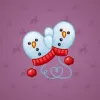 Snow Mittens #1787