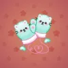 Snow Mittens #192