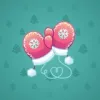Snow Mittens #20628
