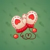 Snow Mittens #22623