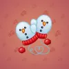 Snow Mittens #23613