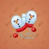 Snow Mittens #23739