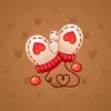 Snow Mittens #244