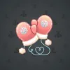Snow Mittens #254