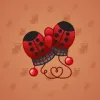 Snow Mittens #25448