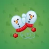 Snow Mittens #25824