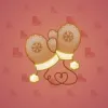 Snow Mittens #2665